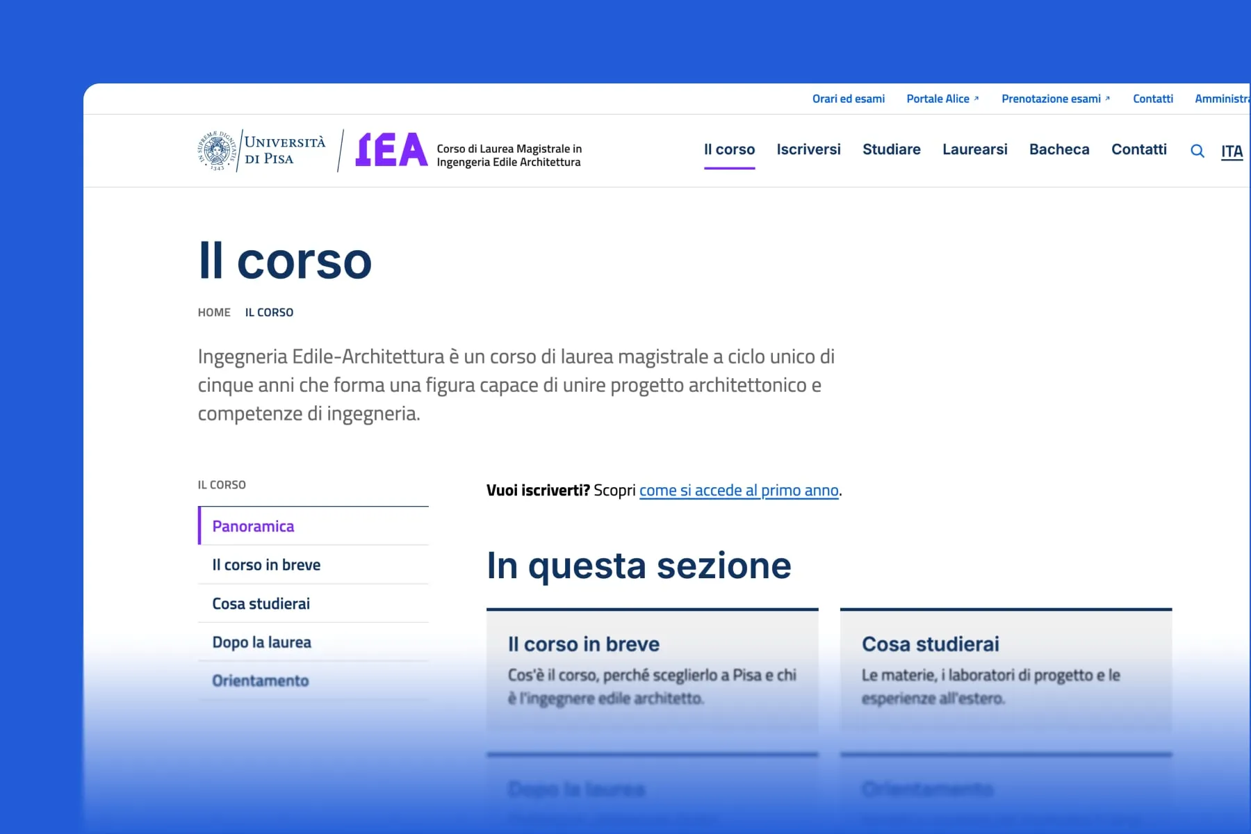 IEA: Ingegneria Edile-Architettura
