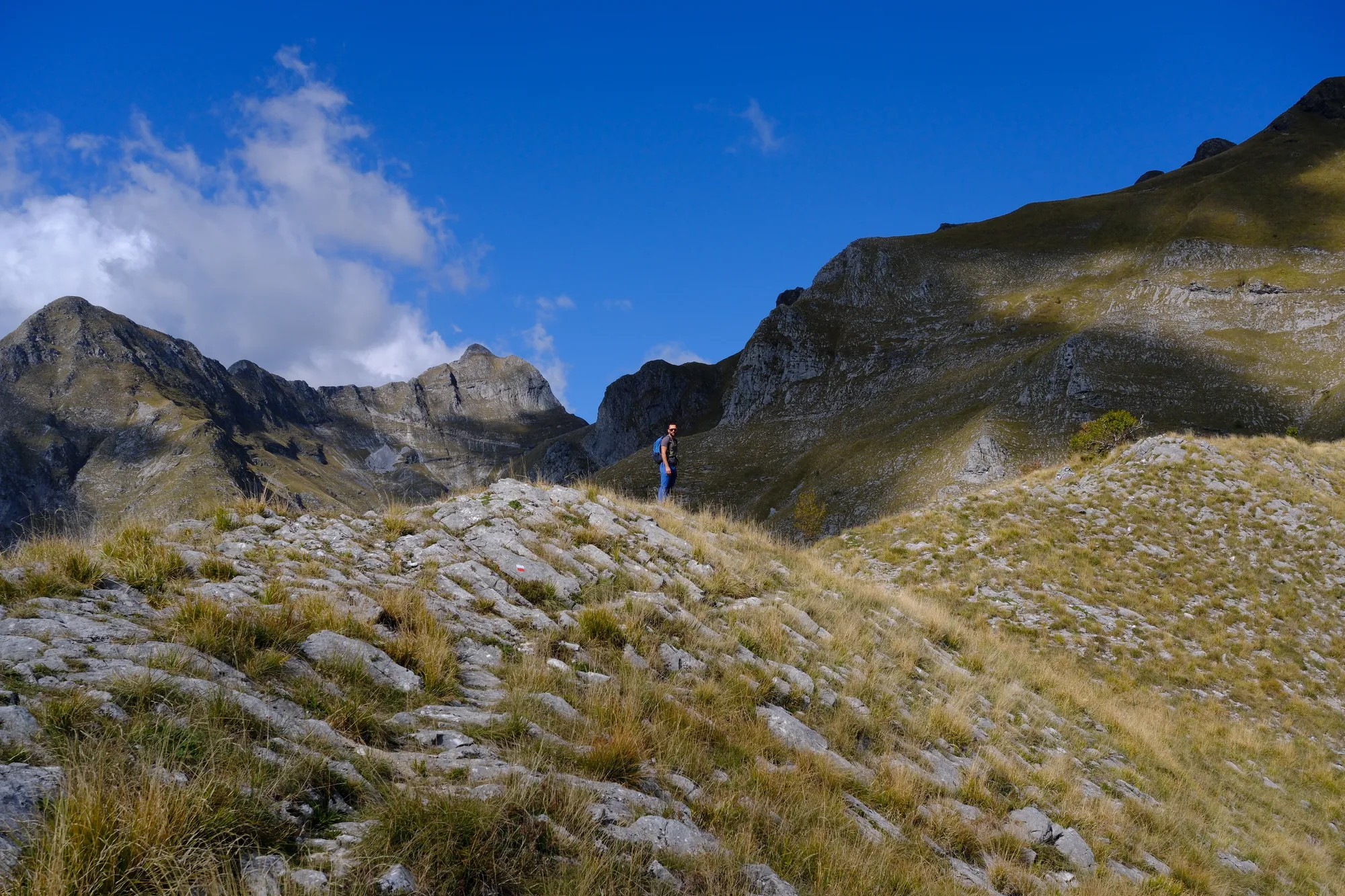 Verso il monte Fiocca, sopra Arni