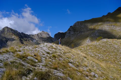 Verso il monte Fiocca, sopra Arni