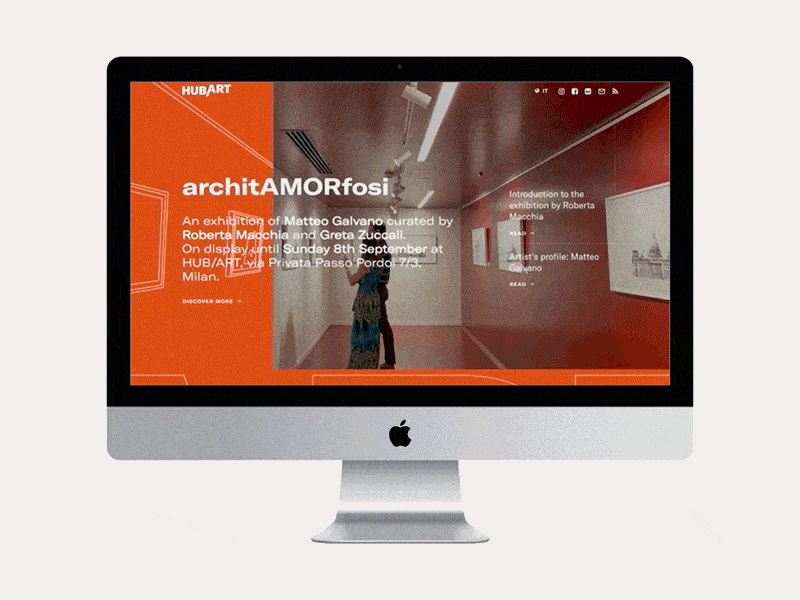 HUB/ART website