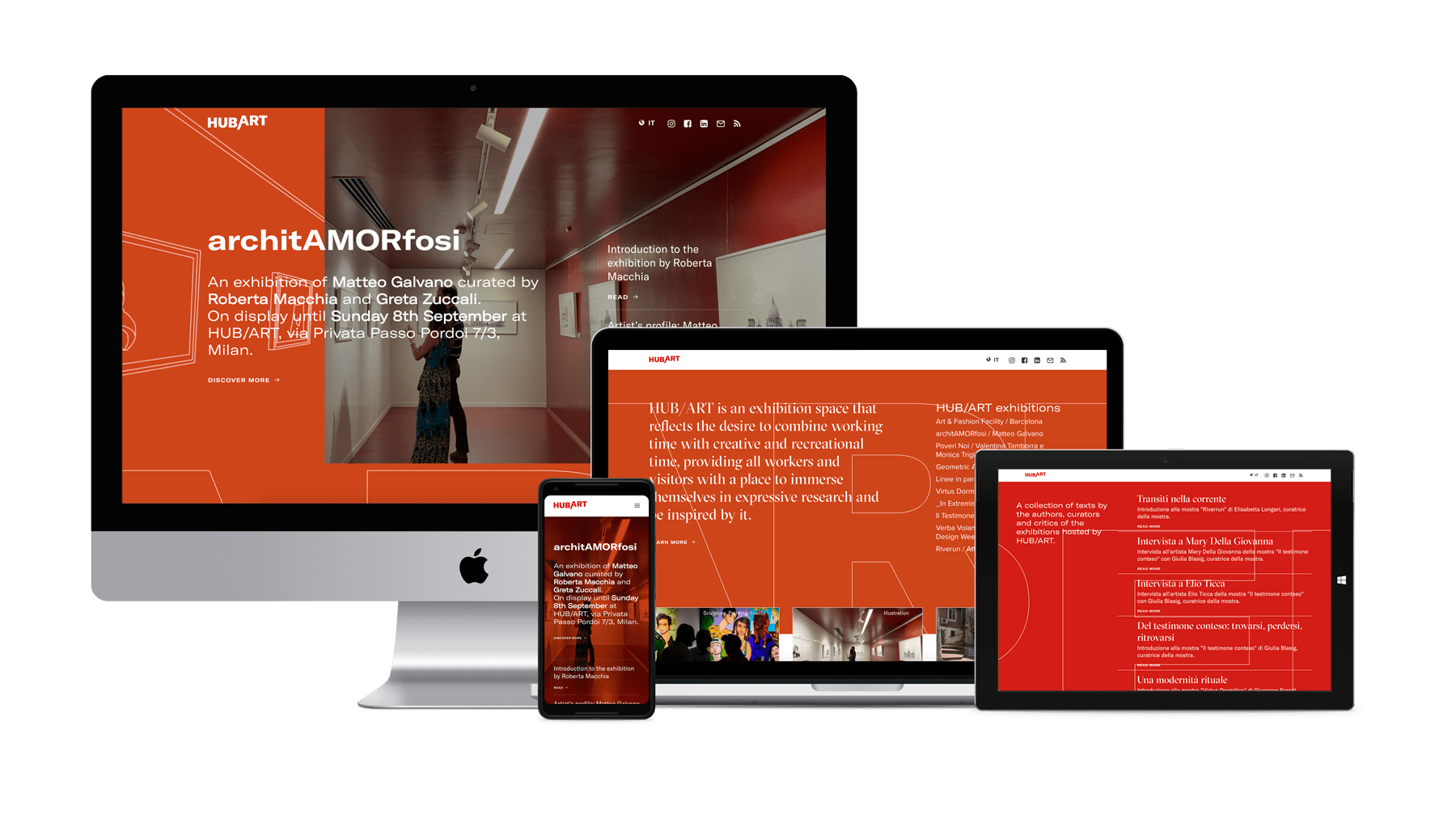 HUB/ART website