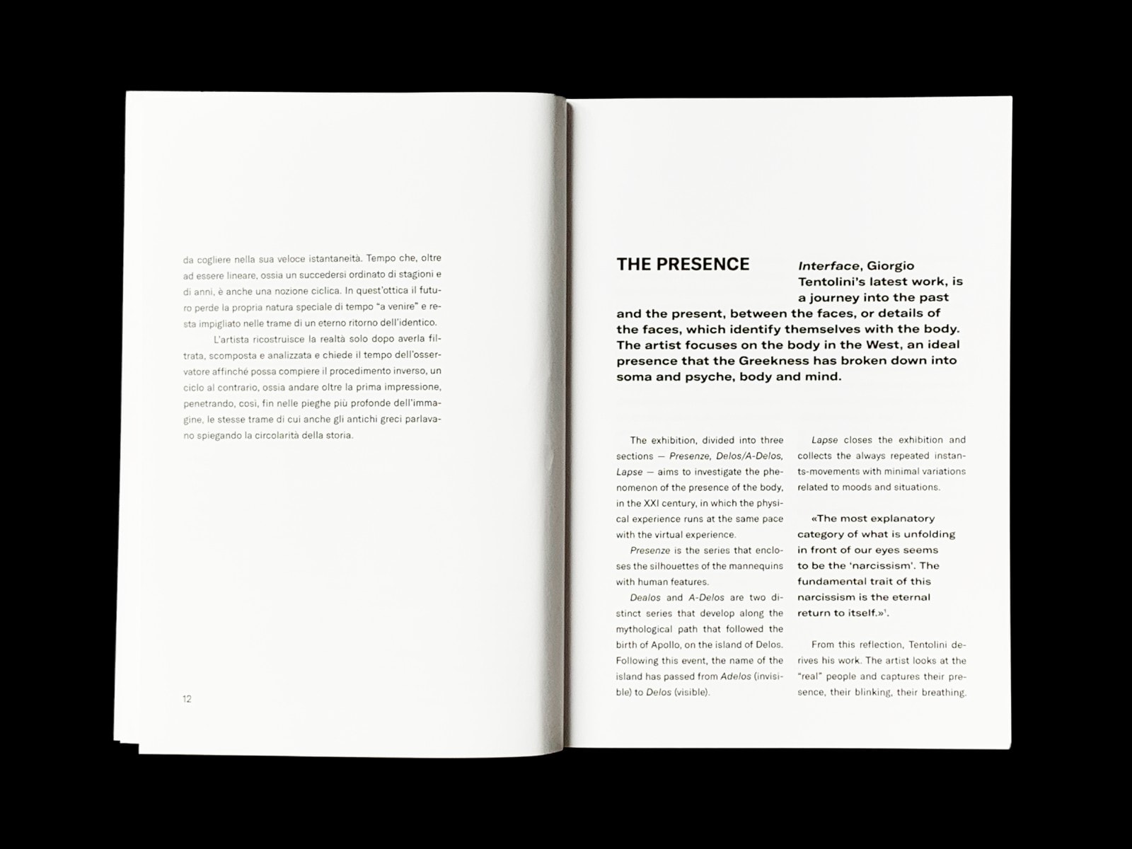 Interface / Giorgio Tentolini / HUB/ART exhibition